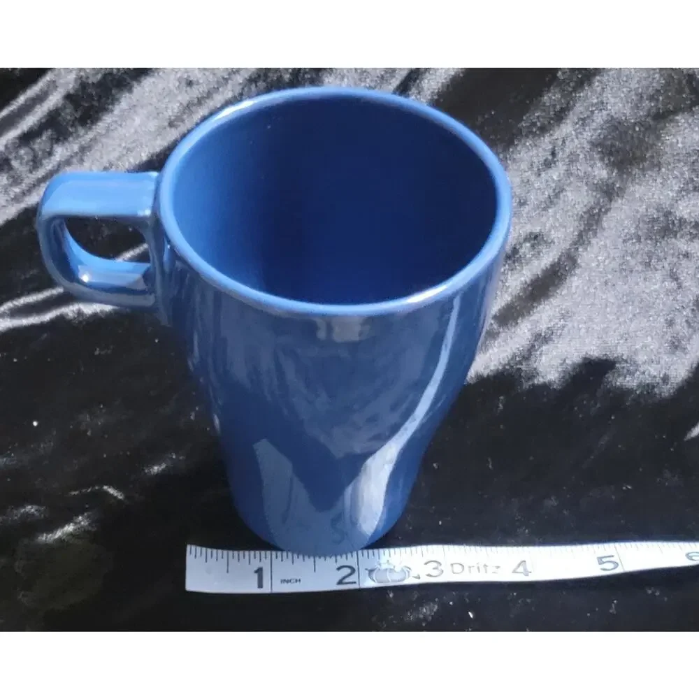 Lot Of 3 Blue Ikea Mugs Coffee Tea Sweden